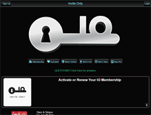 Tablet Screenshot of inviteonlyparties.com